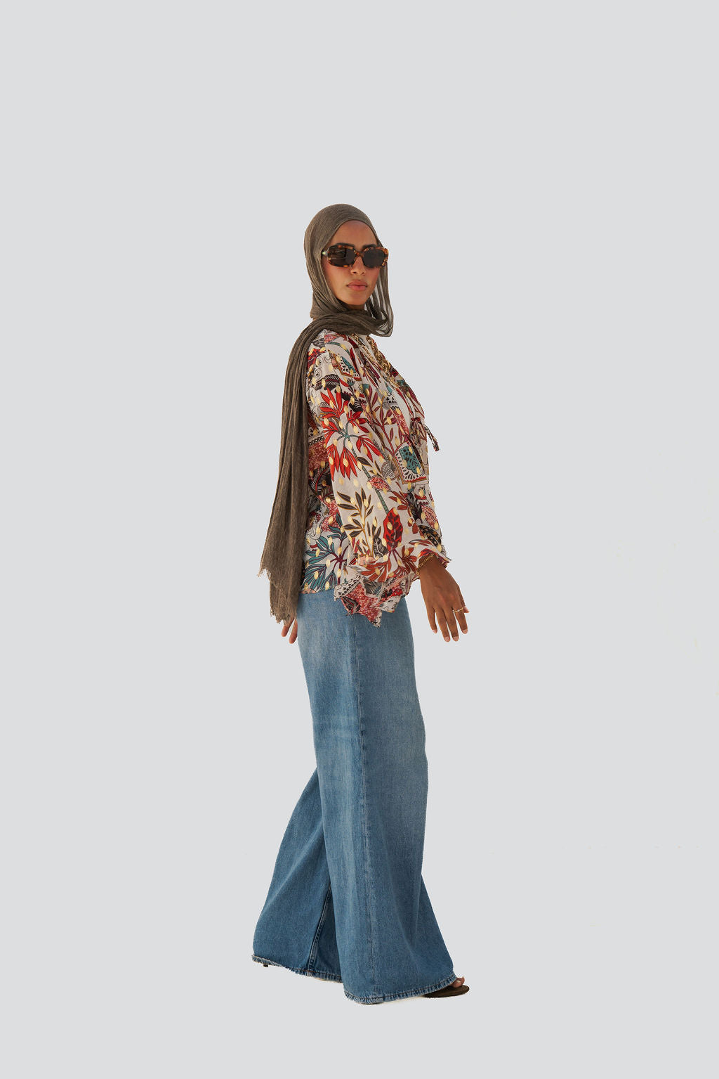 Floral Printed Kimono