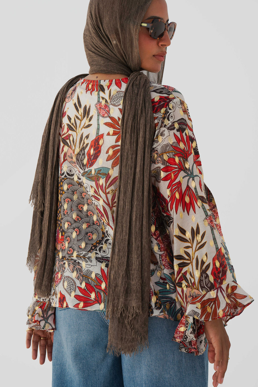Floral Printed Kimono