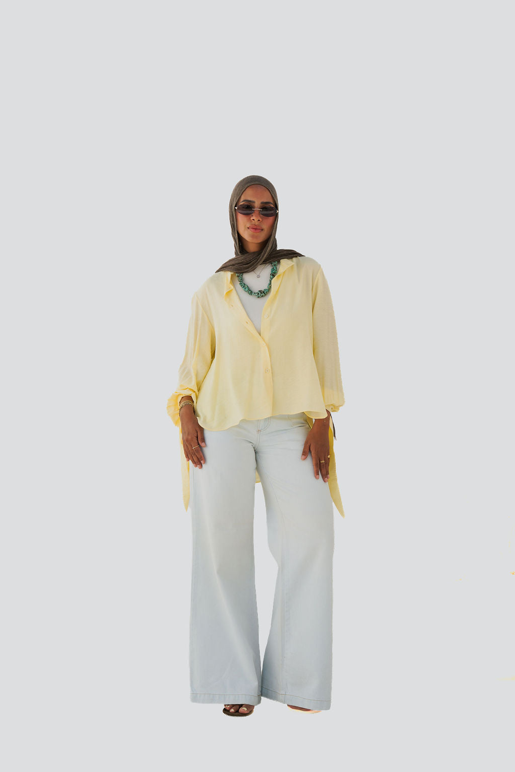 Tie-Sleeve Shirt